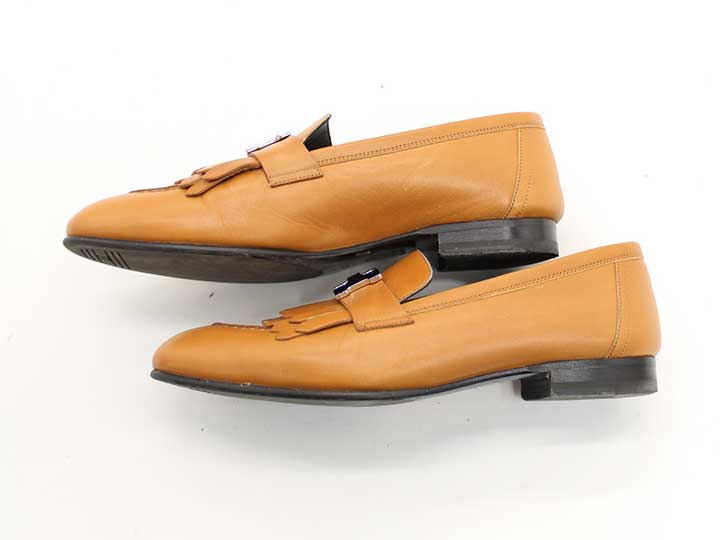 Hermes Mocassin Royal Loafers (Light Brown)