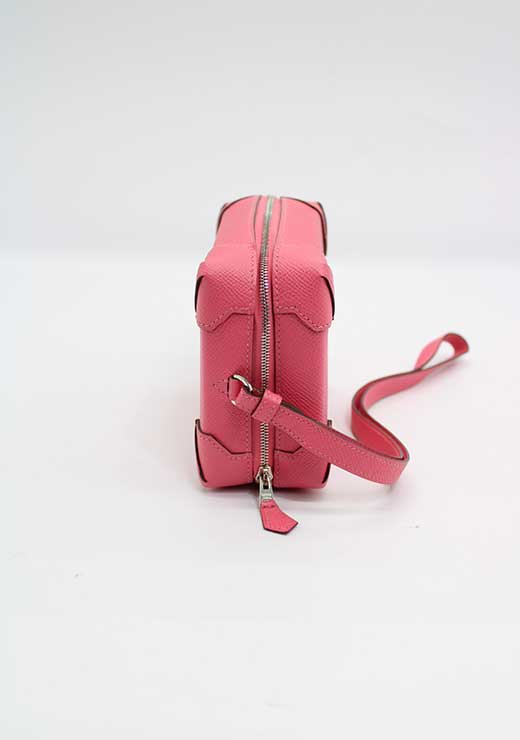 HERMES Maxi Box Pouch Rose Azalee