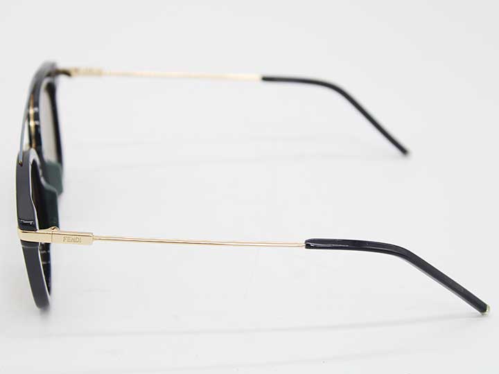 Fendi Sunglasses Black x Gold x Brown