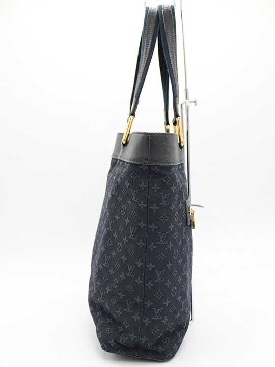 LOUIS VUITTON Monogram Mini Lin Lucille PM Navy