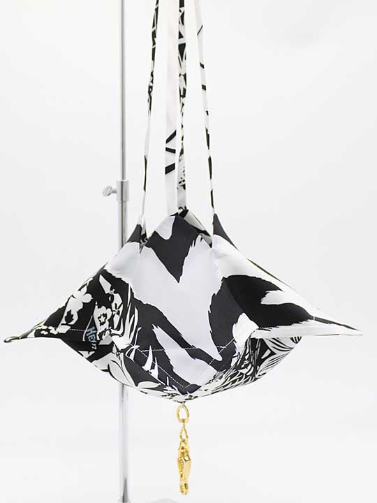 HERMES Petit h Charm Black x White x Grey
