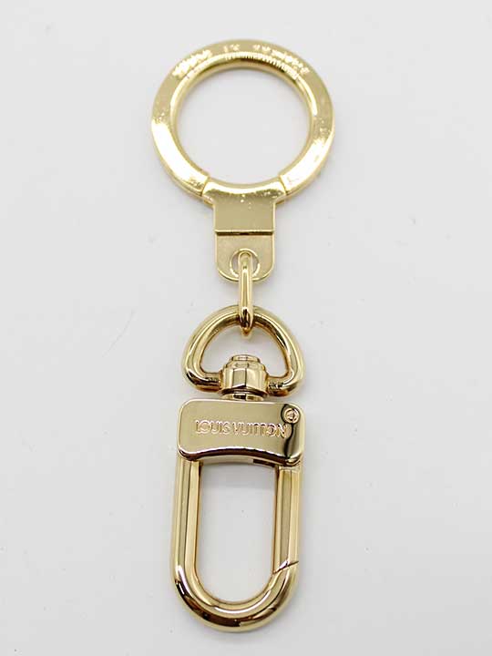 LOUIS VUITTON Anneau Charm Keyring Gold