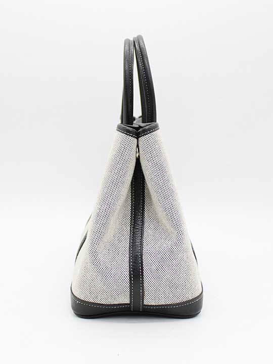 HERMES Garden Party TPM Off-white x Black