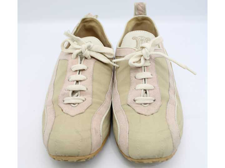 Celine Canvas Sneakers (Beige)